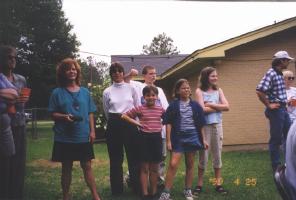 Lana, Carol, Virginia, Melanie, Nathan, Jennifer, Emily, Jeromy and Gayle