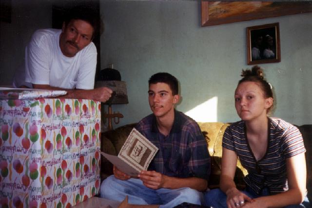 Dad Jim, Doug, and sister Heather