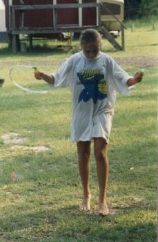 Amy skipping rope