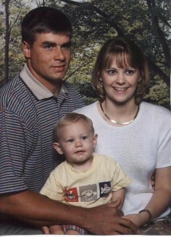 Mike, Dana and Cole, summer 1998